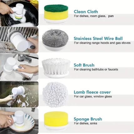 Electric Cleaning Brush for Kitchen and bathroom